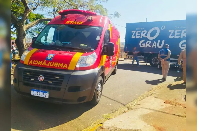  O Corpo de Bombeiros e PM estiveram no local 