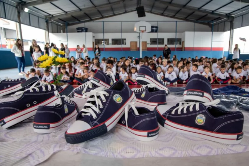  Os itens foram entregues nesta segunda-feira 