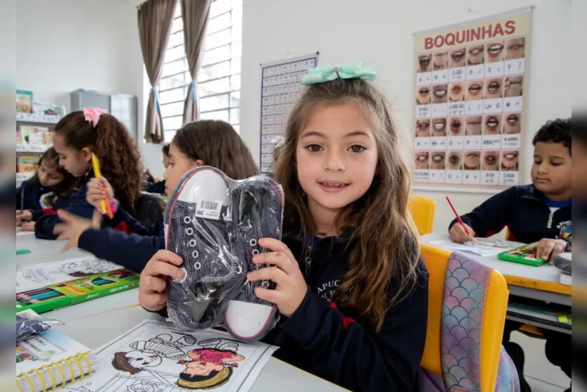  Os itens foram entregues nesta segunda-feira 