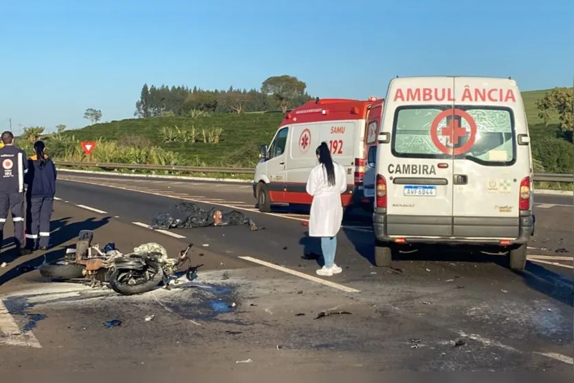  Samu e ambulância do município atenderam a ocorrência 