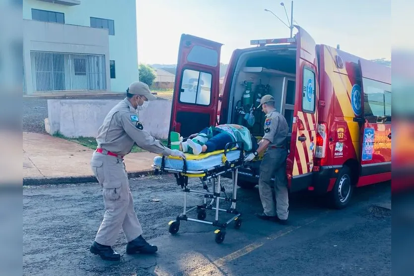 Motociclista desvia de cachorro e sofre acidente em Apucarana