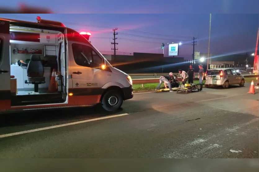  Samu foi acionado para socorrer as vítimas 