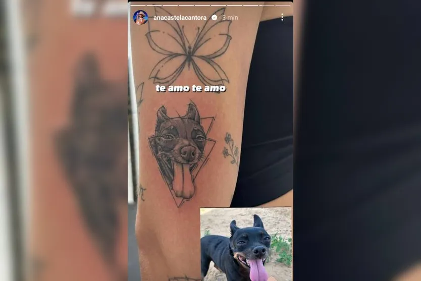 Apaixonada, Ana Castela faz tatuagem e exibe resultado: ''Te amo''