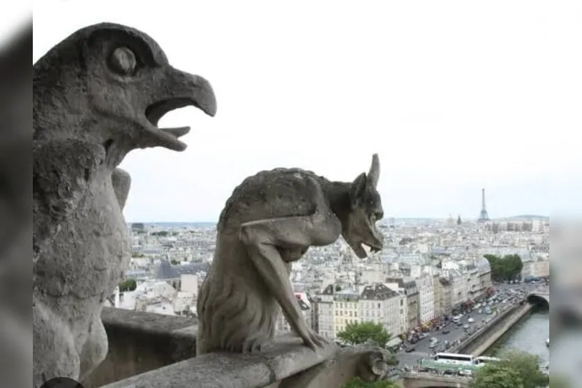  As gárgulas da Catedral de Notre-Dame de Paris 