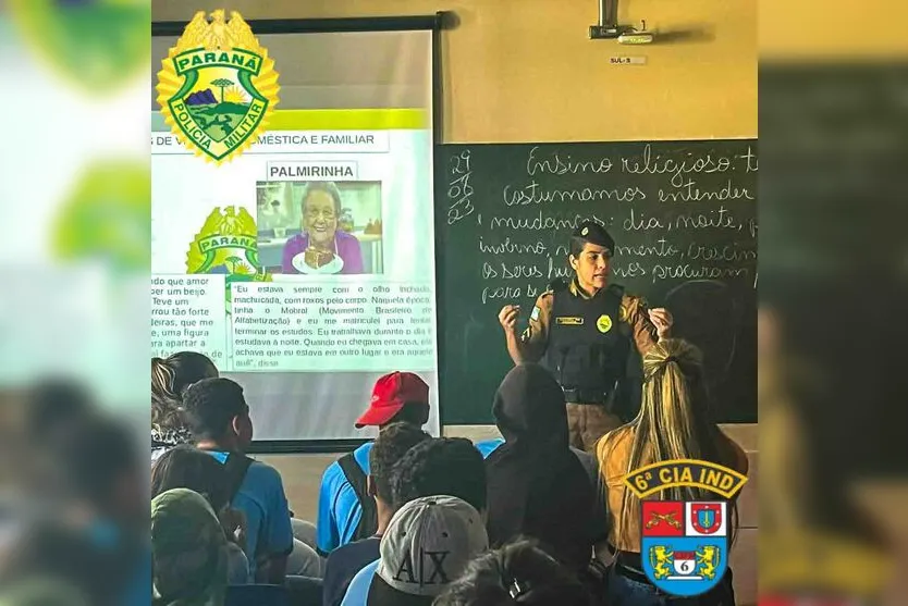  As palestras foram realizadas em escolas da rede estadual 