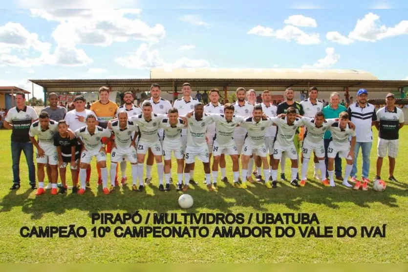  Elenco campeão do Campeonato Amador do Vale do Ivaí 