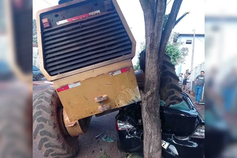  O acidente foi na Rua Rio Grande do Sul, em Rio Bom 