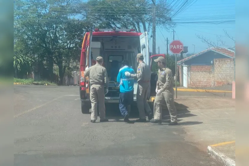  O acidente foi registrado na Rua Apucarana 