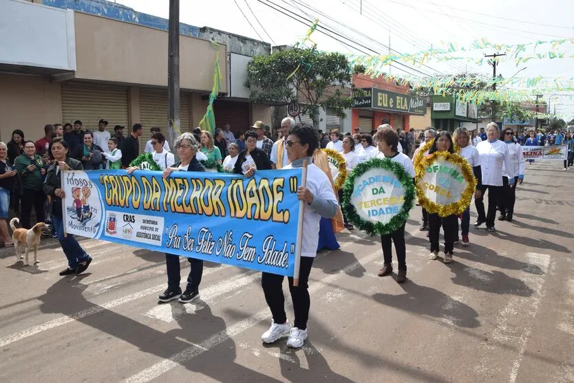  O evento aconteceu na Avenida Paraná na manhã de quinta-feira (7). 