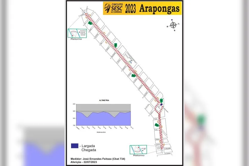 Ruas de Arapongas serão interditadas neste domingo; saiba quais