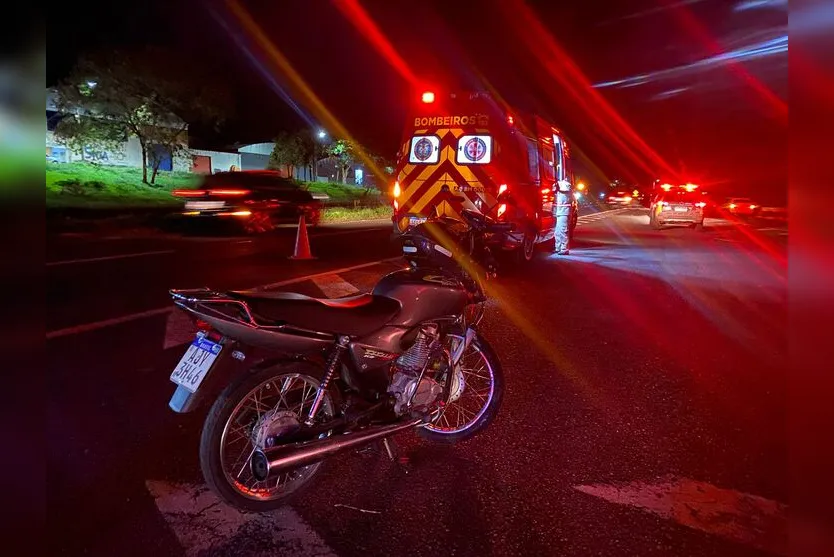  Siate atendeu motociclista que ficou ferido 