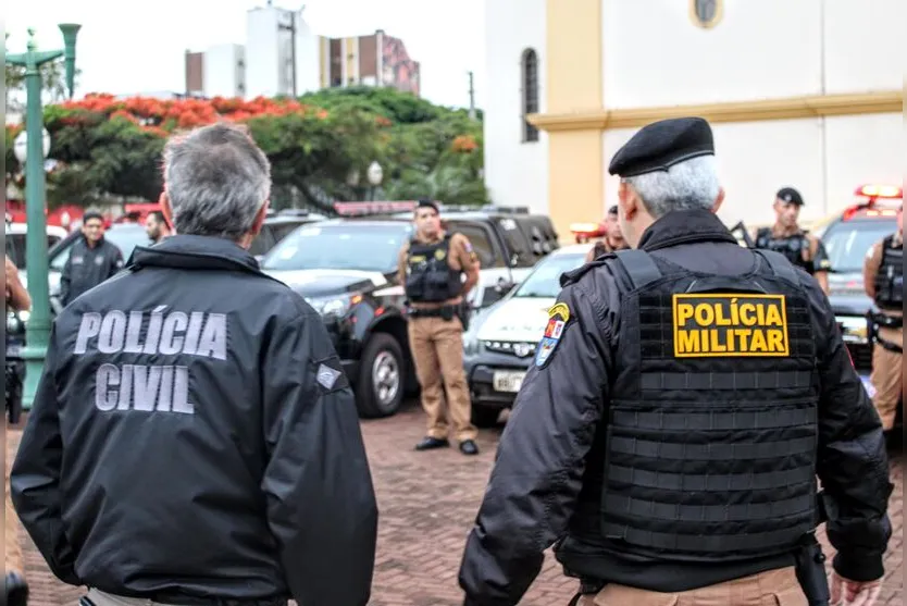  A ação contou com o apoio da Polícia Civil 