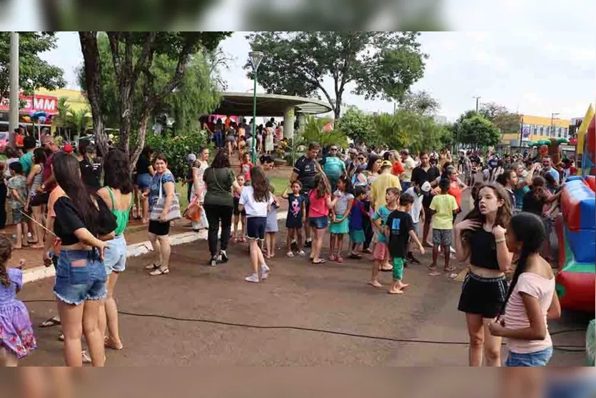  A festa foi na Praça Manoel Teodoro da Rocha 