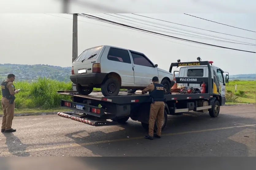 Câmera flagra acidente em Apucarana; motorista fugiu