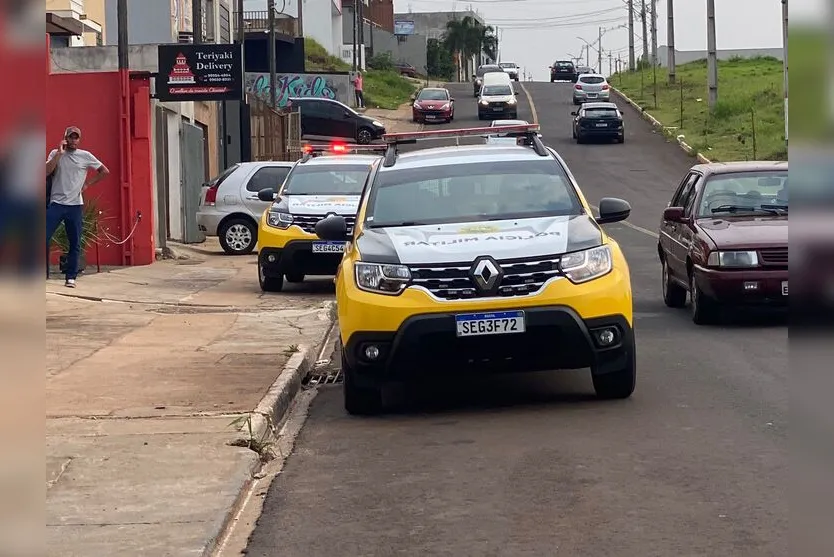 Câmera flagra acidente em Apucarana; motorista fugiu