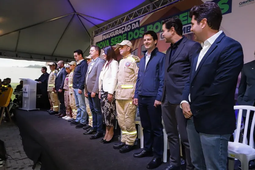  Colombo, 19 de outubro de 2023 - O governador Carlos Massa Ratinho Jr, inaugura Nova Sede dos Bombeiros em Colombo. 