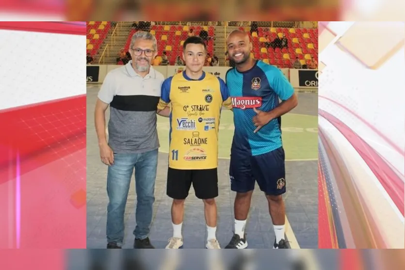  Guilherme foi aprovado na primeira etapa de seleção do Magnus Futsal 