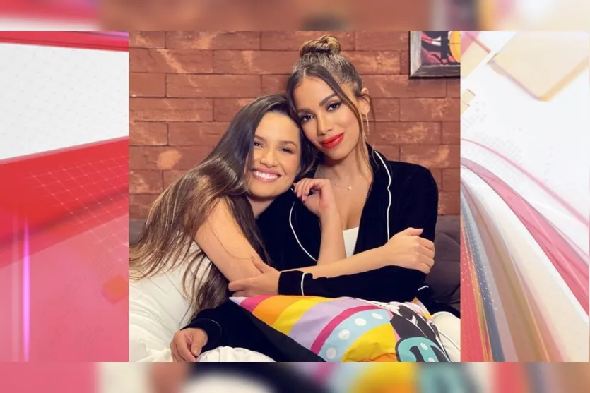  No fim de semana, a paraibana esteve com a amiga Anitta 