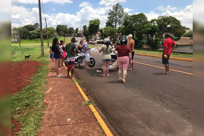  O acidente aconteceu na Rua Marcílio Dias. 