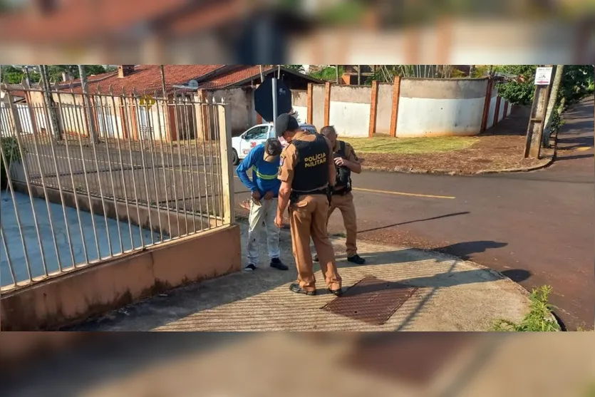  Polícia Militar foi acionada e prendeu o motorista 