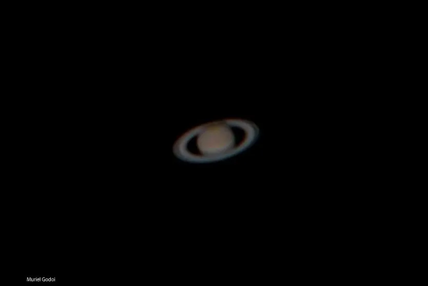  Saturno pelo telesópio 