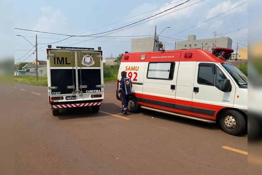  Colisão foi registrada Rua Mario Mendes Marquês na região entre os bairros Vila Nova e Jardim Marisol 