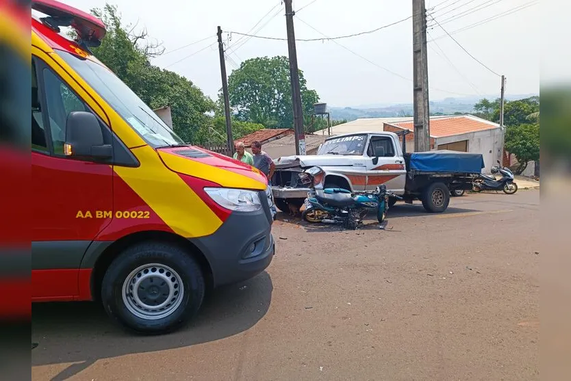  Colisão ocorreu na Rua Alexandre Balan, no Parque Bela Vista 