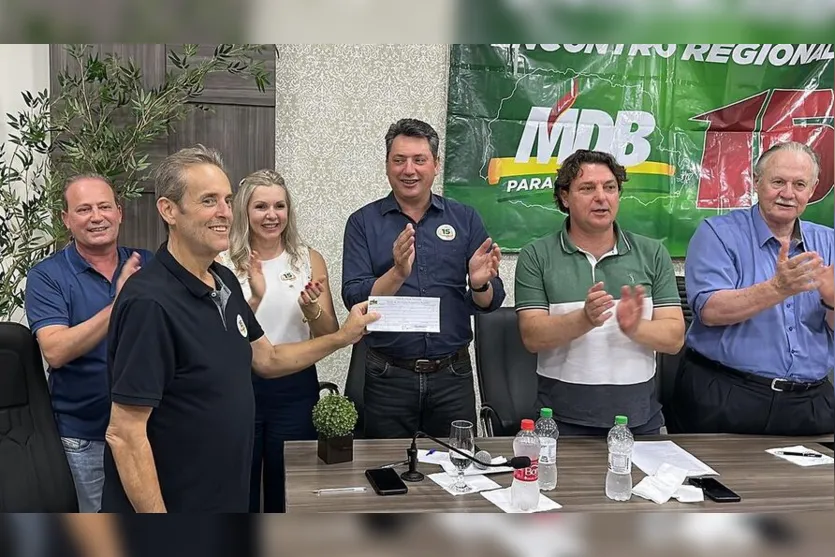  Marcelo Reis assinou a ficha de filiação ao MDB 