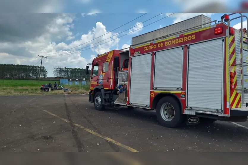 Motorista perde controle e colide contra poste na BR-369