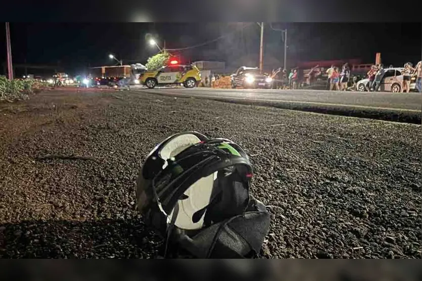  O acidente envolveu duas motos por volta das 21 horas no Parque Industrial do município 