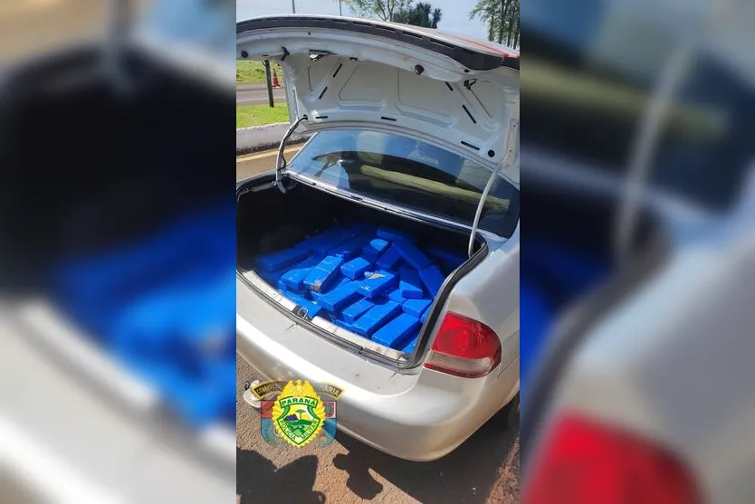 Polícia Rodoviária Estadual apreende 127 kg de maconha em Londrina