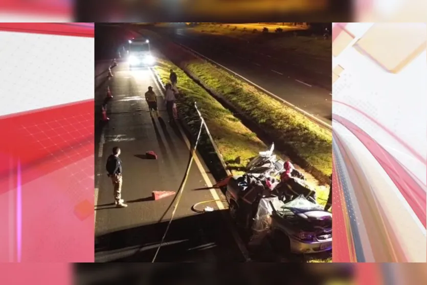  Acidente aconteceu por volta das 2h45 da madrugada 