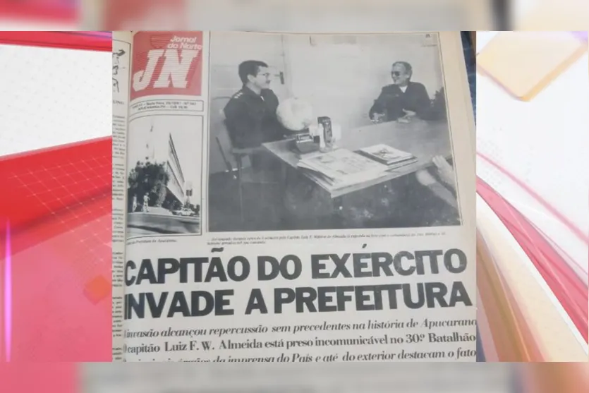  Capa do Jornal do Norte trata de ocupação de Prefeitura 