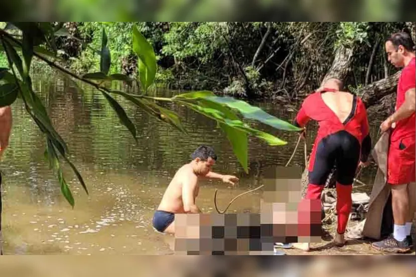  Corpo de Bombeiros localiza vítima de afogamento em Rosário do Ivaí 
