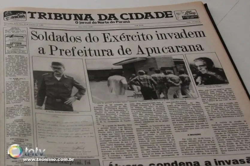 Fatos na história: o dia que o Exército invadiu a Prefeitura