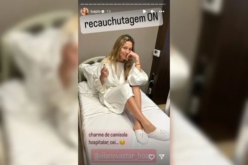 Luana Piovani passa por cirurgia na manhã desta terça-feira (23)