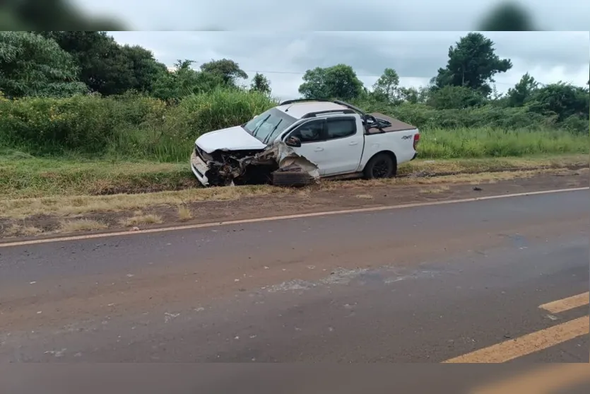  O acidente ocorreu por volta das 5h30 da madrugada desta sexta-feira (12) 