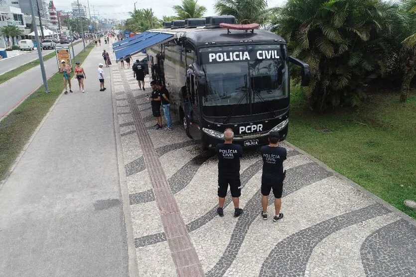  PCPR reforça atuação de polícia judiciária com Delegacia Móvel em shows no Verão Maior Paraná 