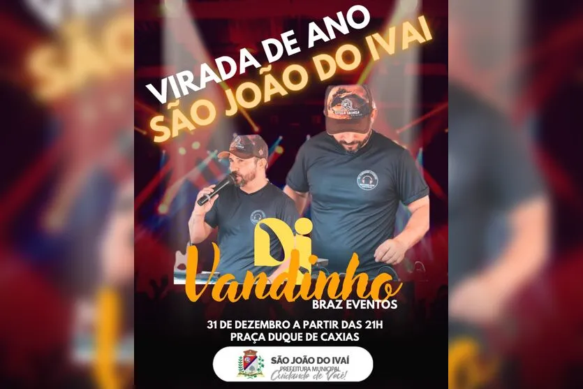 Prefeituras do Vale do Ivaí anunciam shows para a virada do ano; veja