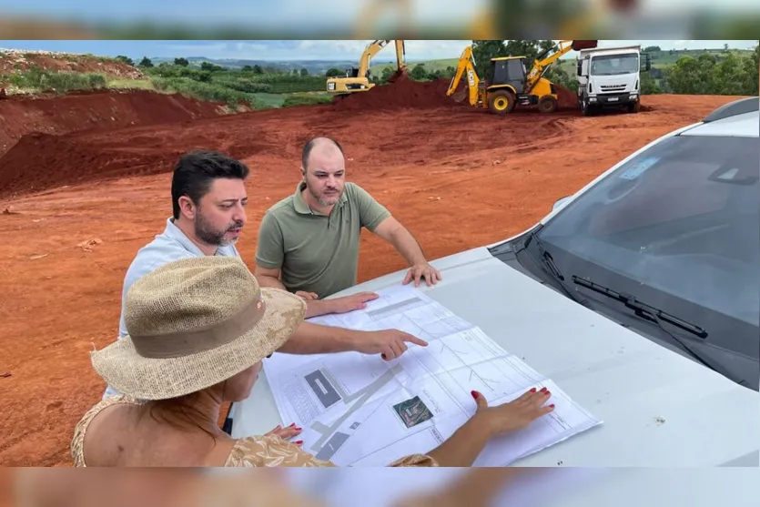  Projeto da vala apresenta dimensões significativas tendo 90m x 22 m 