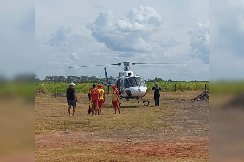 Banhista é atropelado por lancha e tem perna atingida por hélice no PR