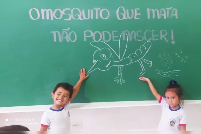 Prevenção à dengue mobiliza professores e alunos de Apucarana; veja