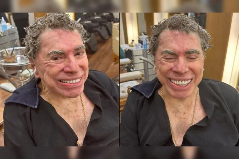  Silvio Santos em momento íntimo no salão do amigo Jassa 