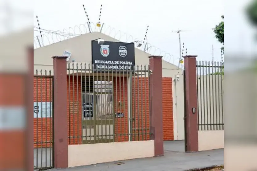  Suspeito foi levado para a Delegacia de Marilândia do Sul 