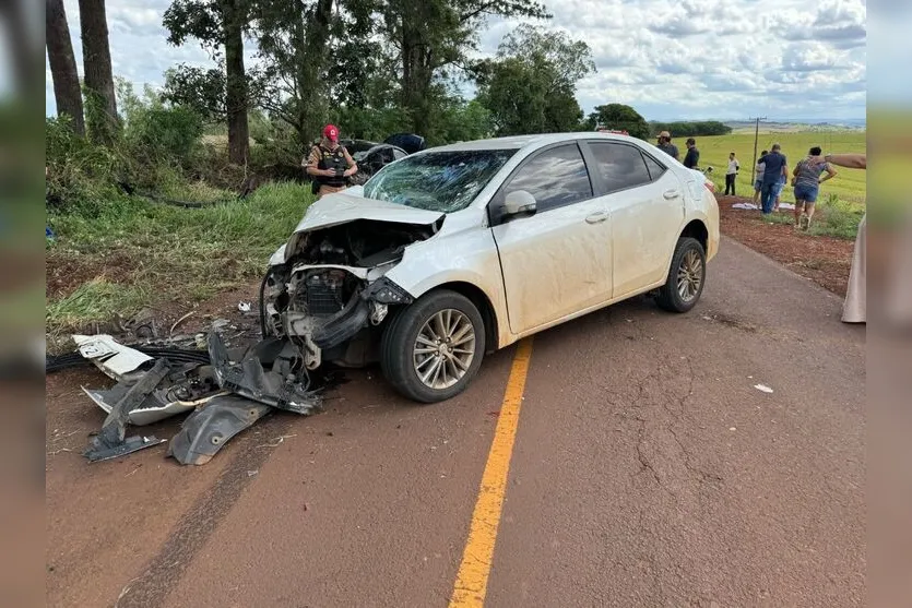  Toyota Corolla envolvido no acidente com o Vectra 