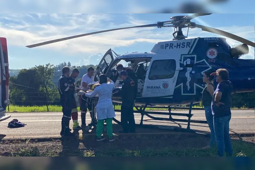 Vítima de acidente com ambulância do Samu dá à luz a menino