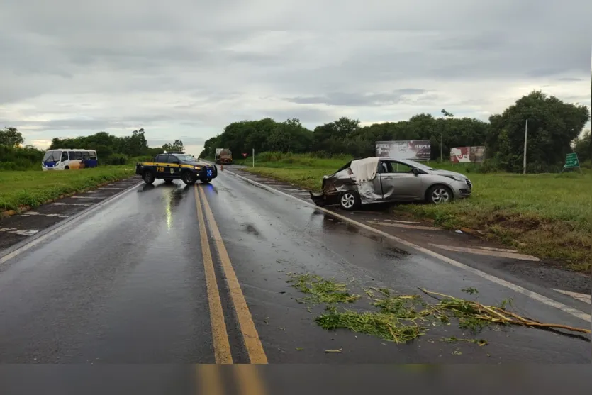  Acidente aconteceu durante a tarde desta terça-feira 