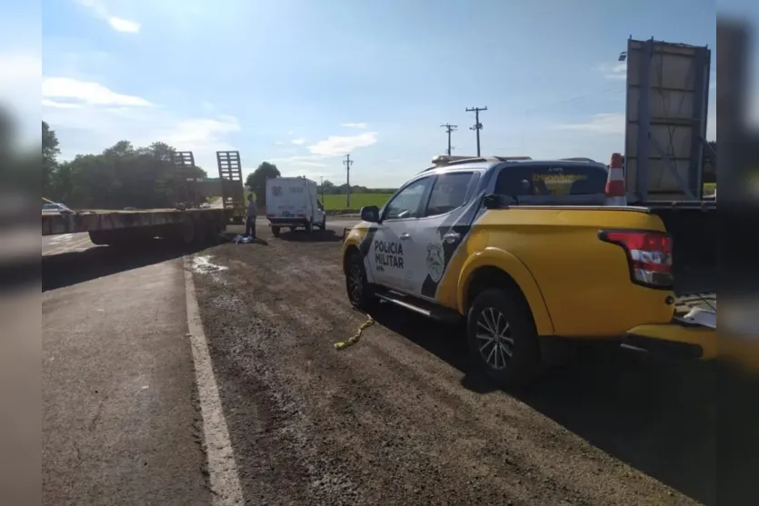Motociclista morre em acidente na PR-323 na região de Maringá