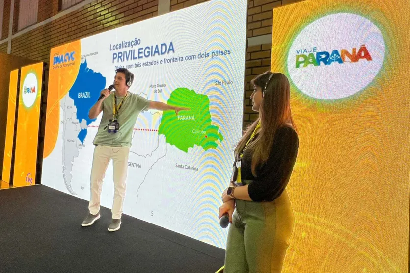 PR expõe atrativos em evento para a maior agência de turismo do Brasil