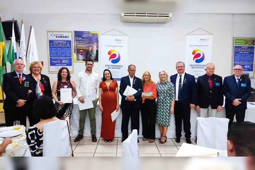  Rotary Club Ivaiporã Integração empossa cinco novos membros 